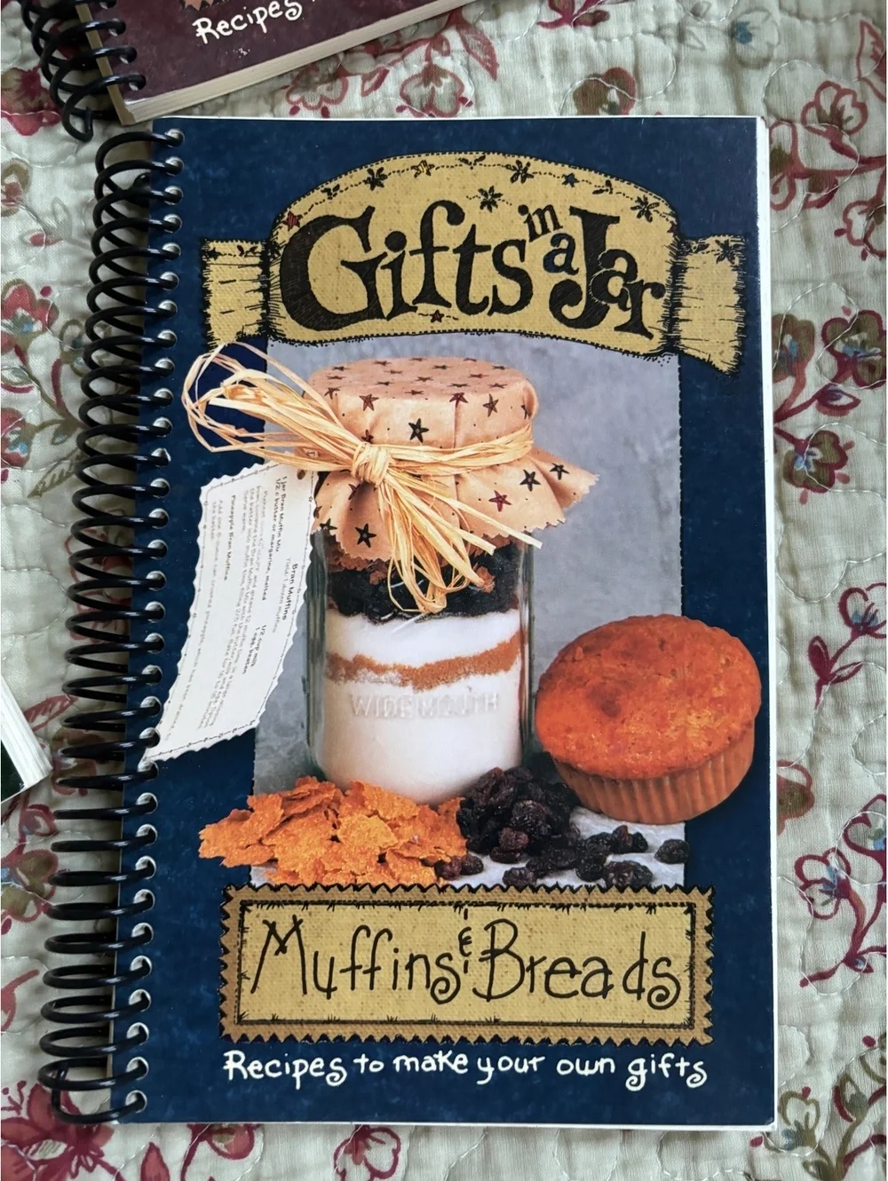 Gifts in a Jar Recipe Books Set - Cookies, Bars & Brownies, Muffins & Breads